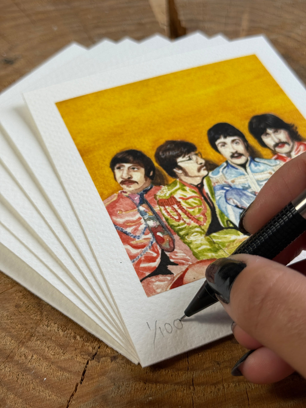 THE BEATLES PRINT