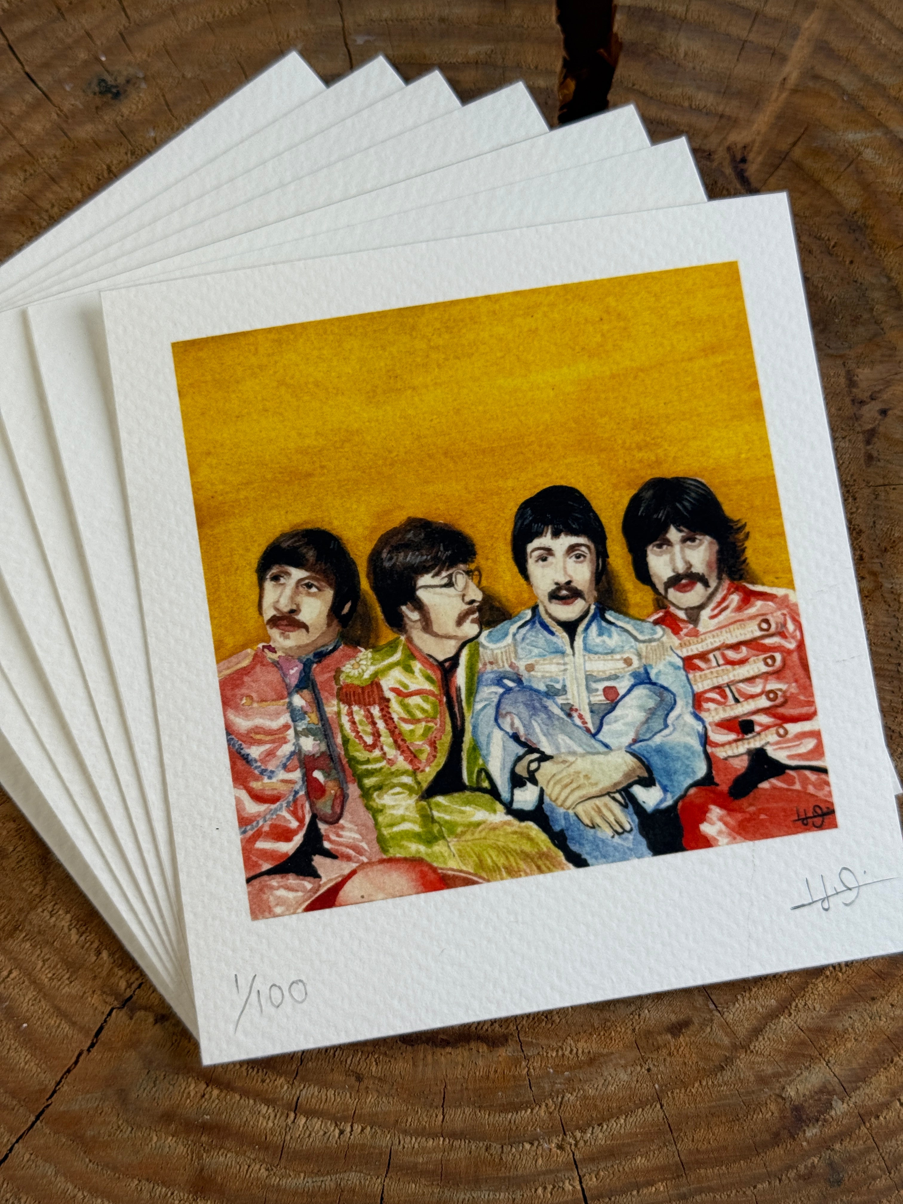 THE BEATLES PRINT