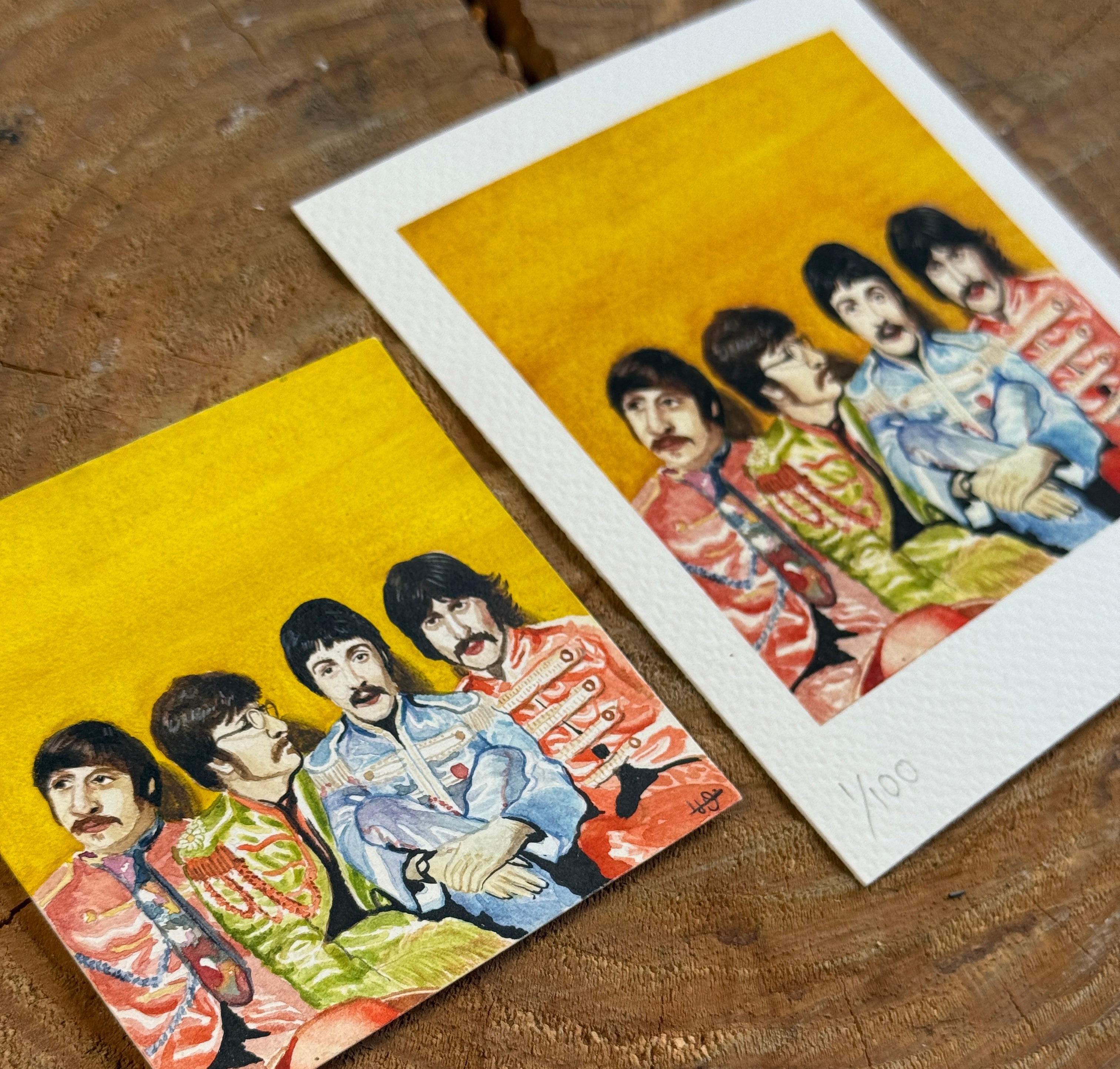 THE BEATLES PRINT